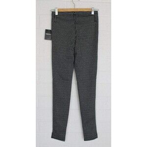 NWT Forever 21 Small Black White Graph Check Stretch Leggings